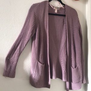 Lavender knit sweater
